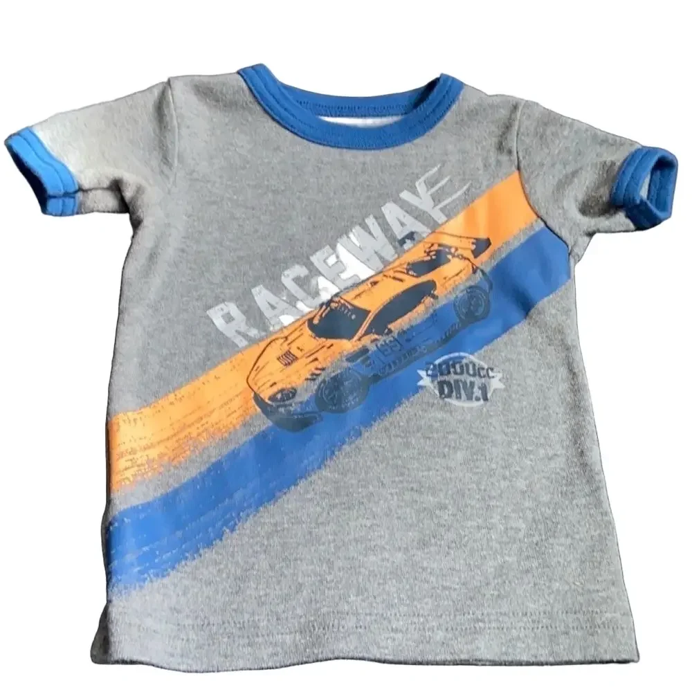 🍭6/$30 OshKosh race car short sleeve tee - 18m